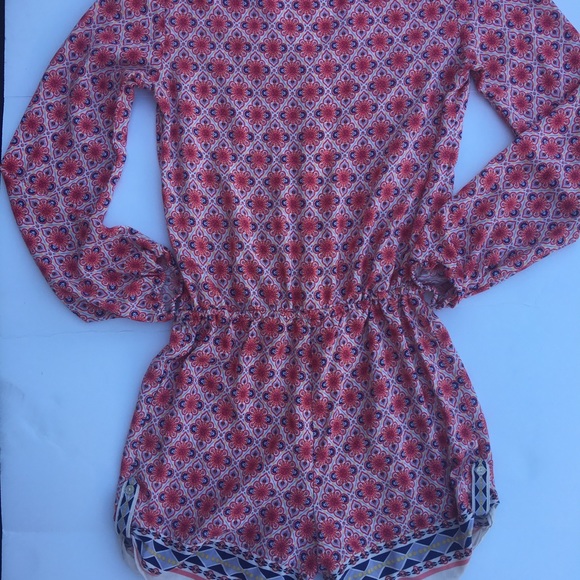 CHELSEA & VIOLET LONG SLEEVE BUTTON DOWN ROMPER - Picture 7 of 8